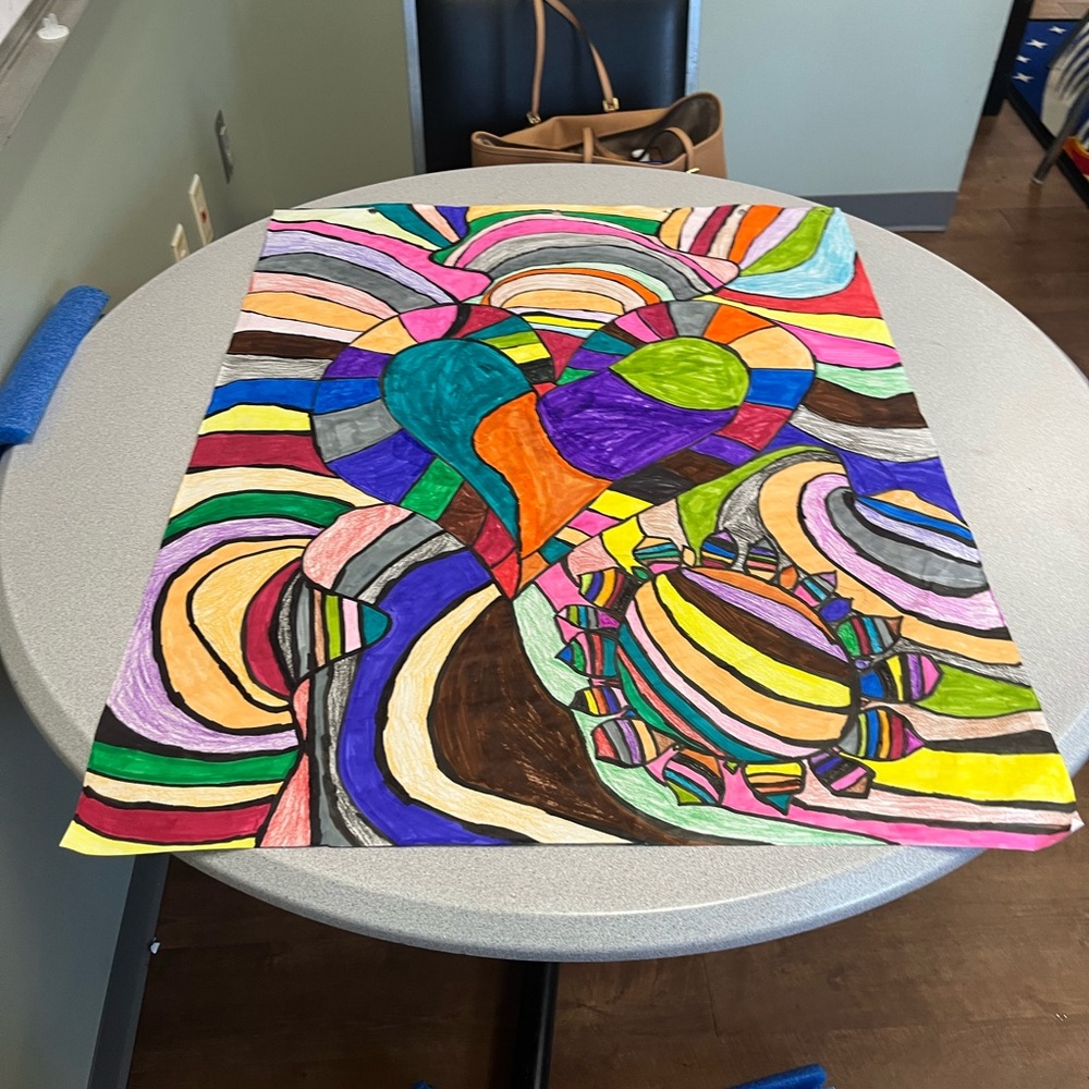 Art Class Colorful Abstract Design